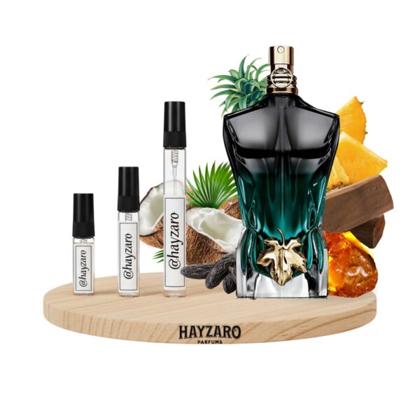 LE BEAU LE PARFUM Decant de perfume Jean Paul Gaultier Le Beau Le Parfum en atomizador. Fragancia Gourmand Amaderada con notas de coco, sándalo y haba tonka. Perfume de diseñador.