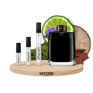 MONT BLANC LEGEND EDP Decant de perfume Montblanc Legend Eau de Toilette en atomizador. Fragancia Aromática Fougère con notas de lavanda, piña y musgo de roble.