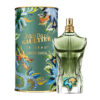 le beau-paradise-garden Perfume Jean Paul Gaultier Le Beau Paradise Garden 125ml EDP. Frasco en forma de torso masculino con líquido verde esmeralda y una hoja de parra bordada sobre la cintura.